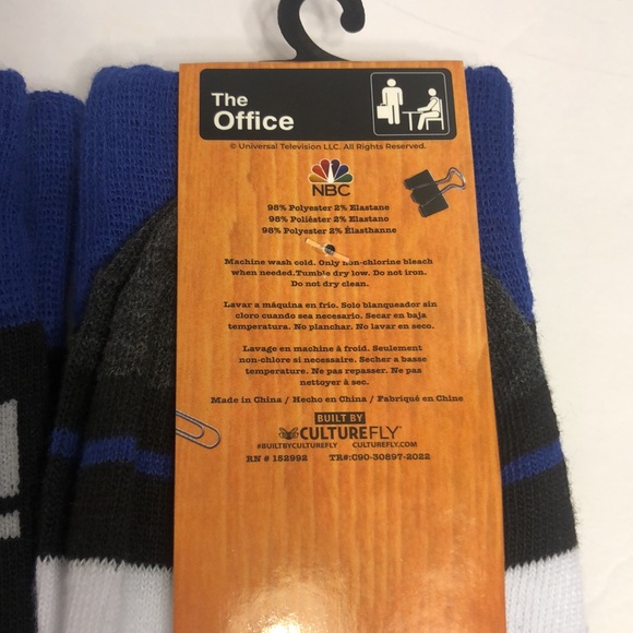 The Office Crew Socks lot of 2 Mens - Picture 3 of 4